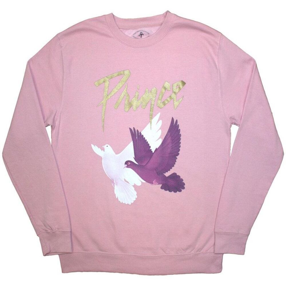 Prince Unisex Adult Doves Sweatshirt / Pink